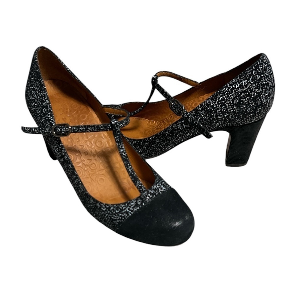 CHIE MIHARA T-strap Leather Heels